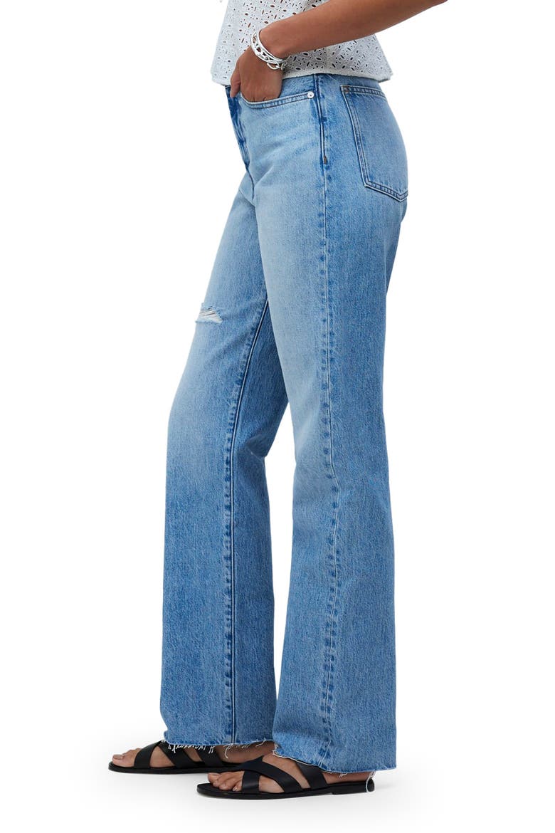 '90s Ripped Straight Leg Jeans, Alternate, color, REVOIR WASH