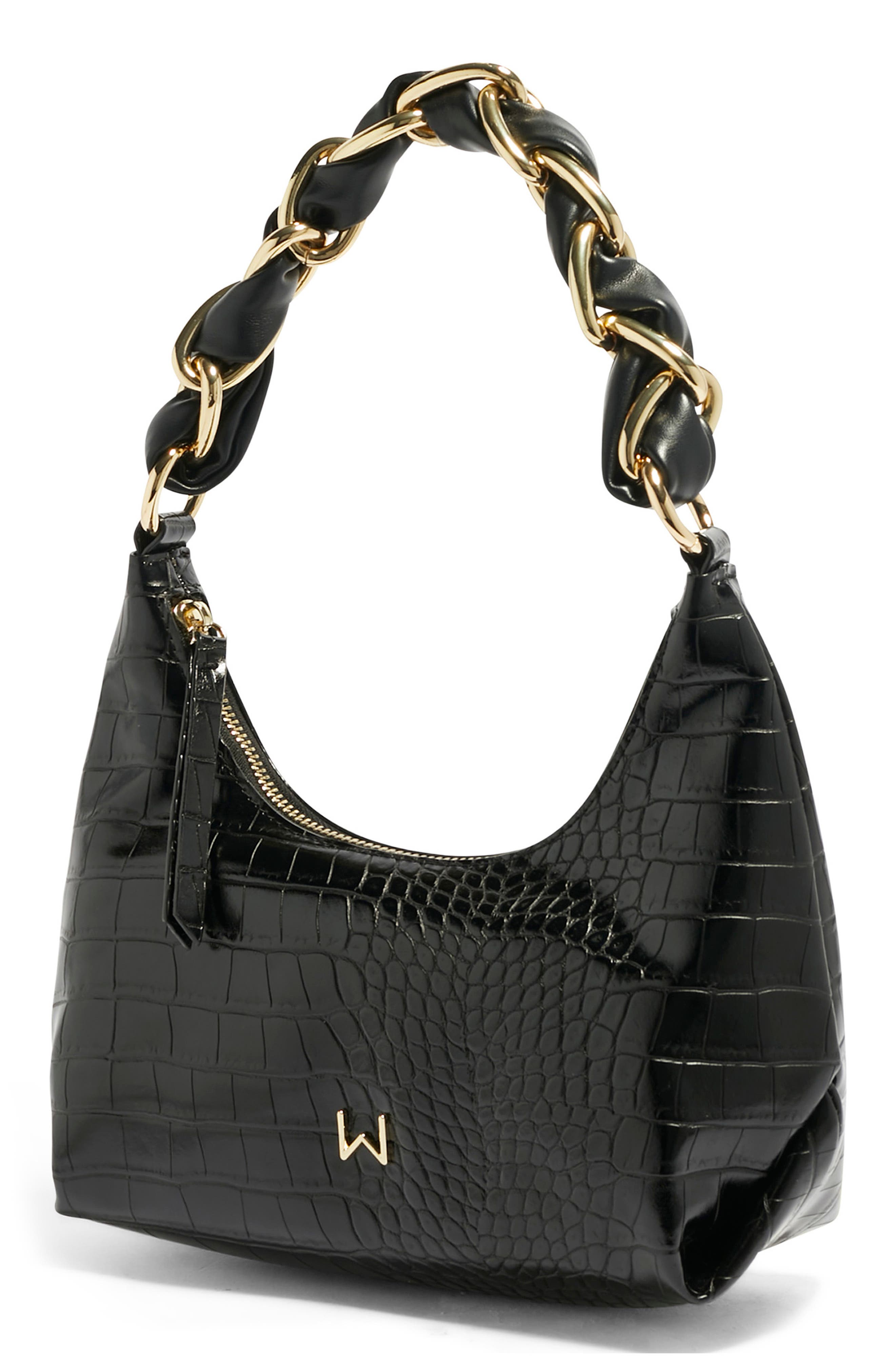 HOUSE OF WANT We Allure Vegan Leather Shoulder Bag, Alternate, color, 