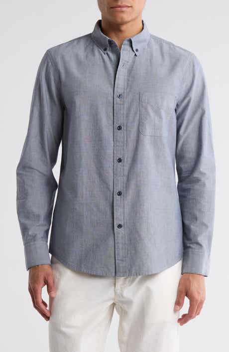 14th & Union Solid Cotton Button-Down Shirt