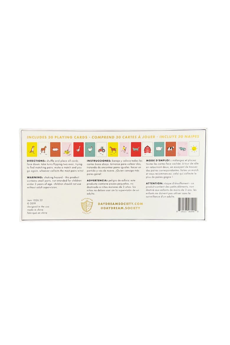On the Farm Memory Match Card Game, Alternate, color, Assorted Pre-Pack
