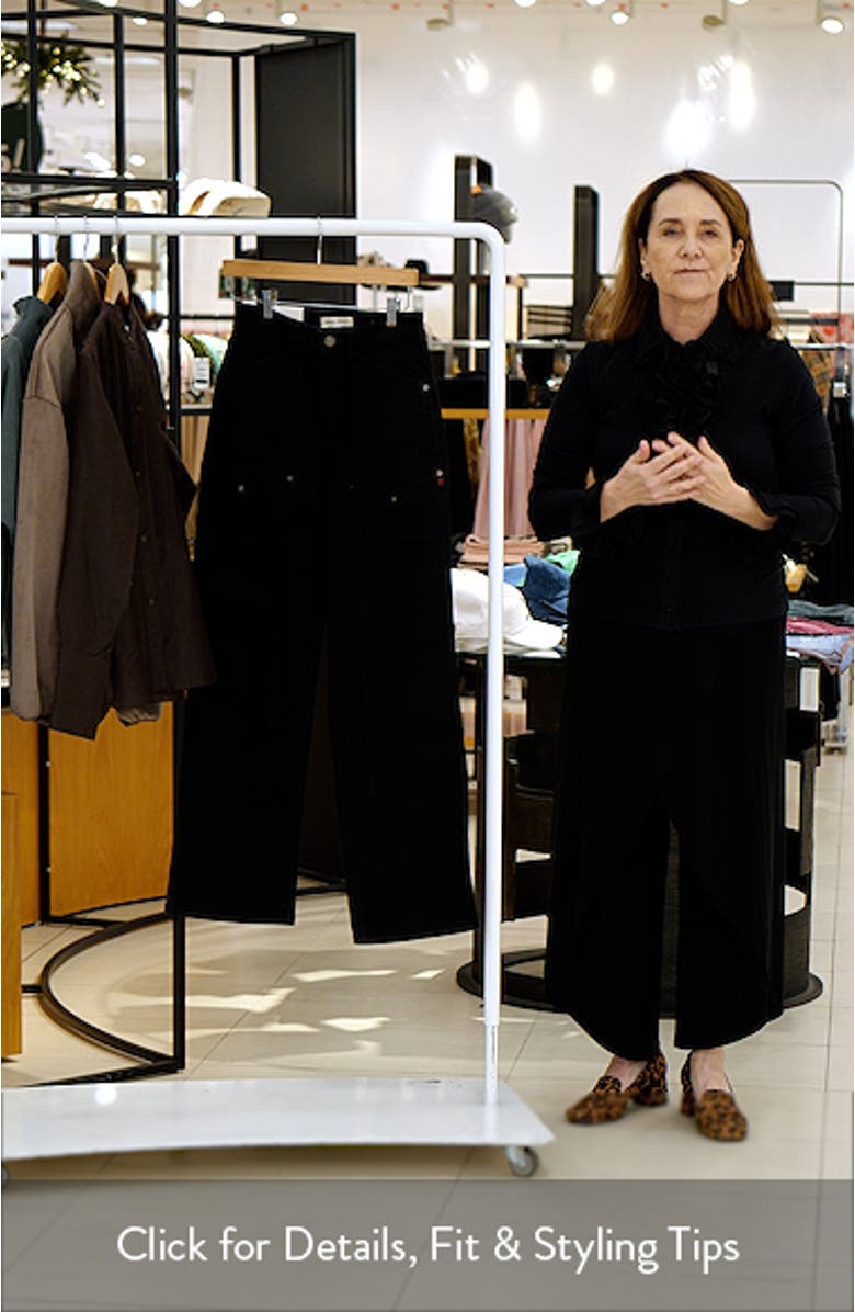 SAT '90s High Waist Relaxed Straight Leg Utility Jeans, sales video thumbnail