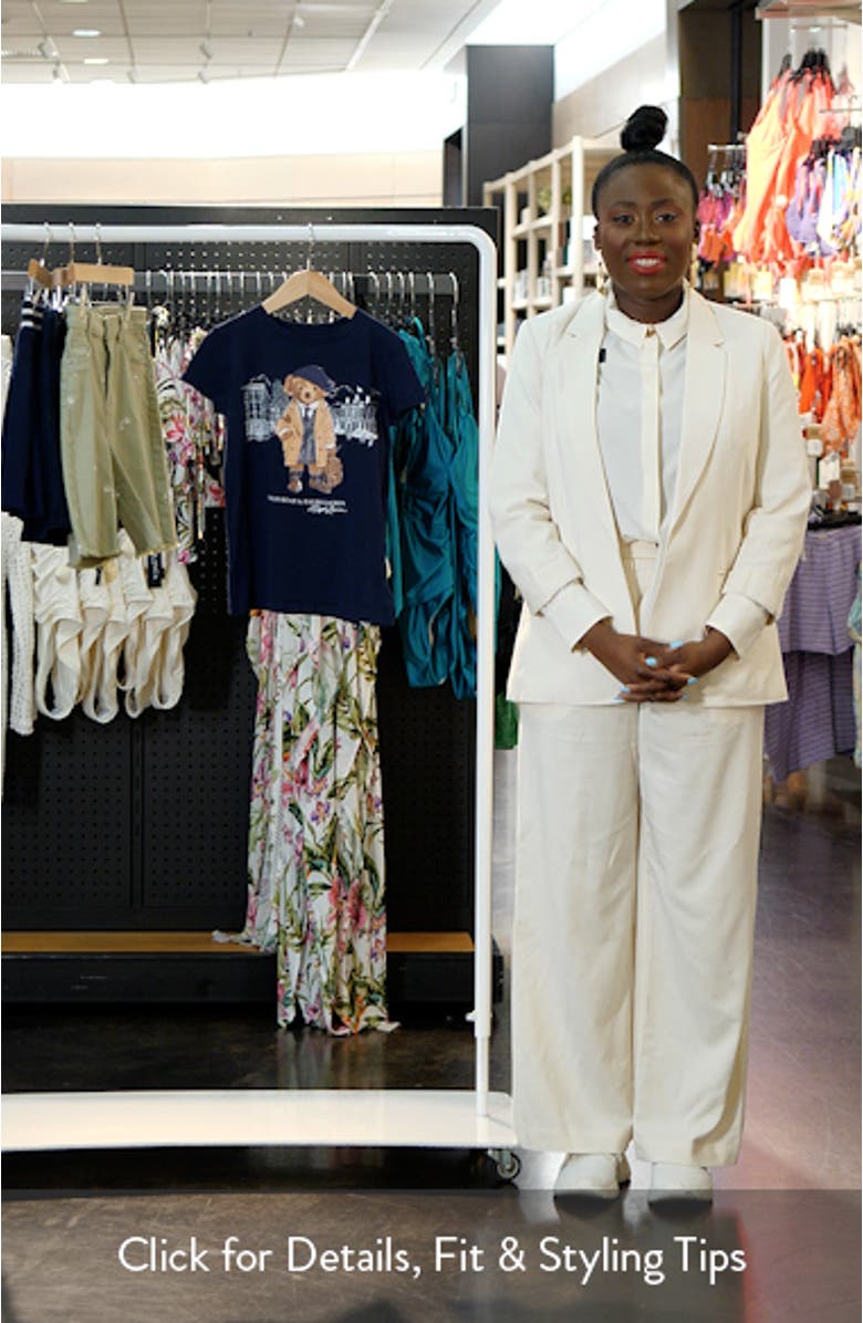 Kids' Polo Bear Cotton Graphic T-Shirt, sales video thumbnail