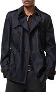 Burberry Short Denim Trench Coat
