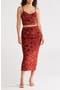 2-Piece Lace Cami & Midi Skirt Set