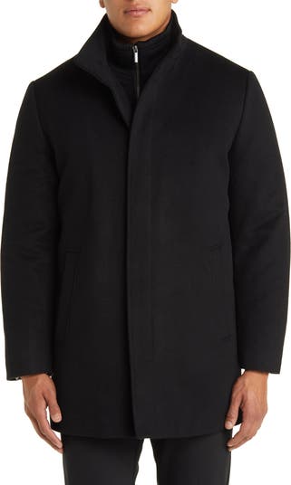 Cardinal of Canada Luxury Collection Cashmere selling Wool Dark Blue Overcoat