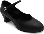 CAPEZIO Suede Sole Jr. Footlight Character Shoe