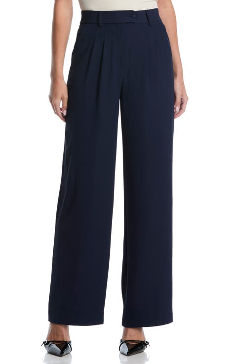 Extended Tab Pleated Pants