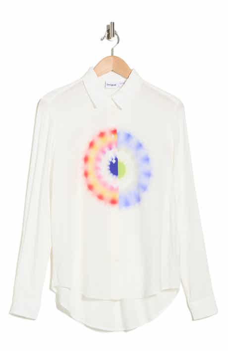 Desigual Tie Dye Button-Up Shirt