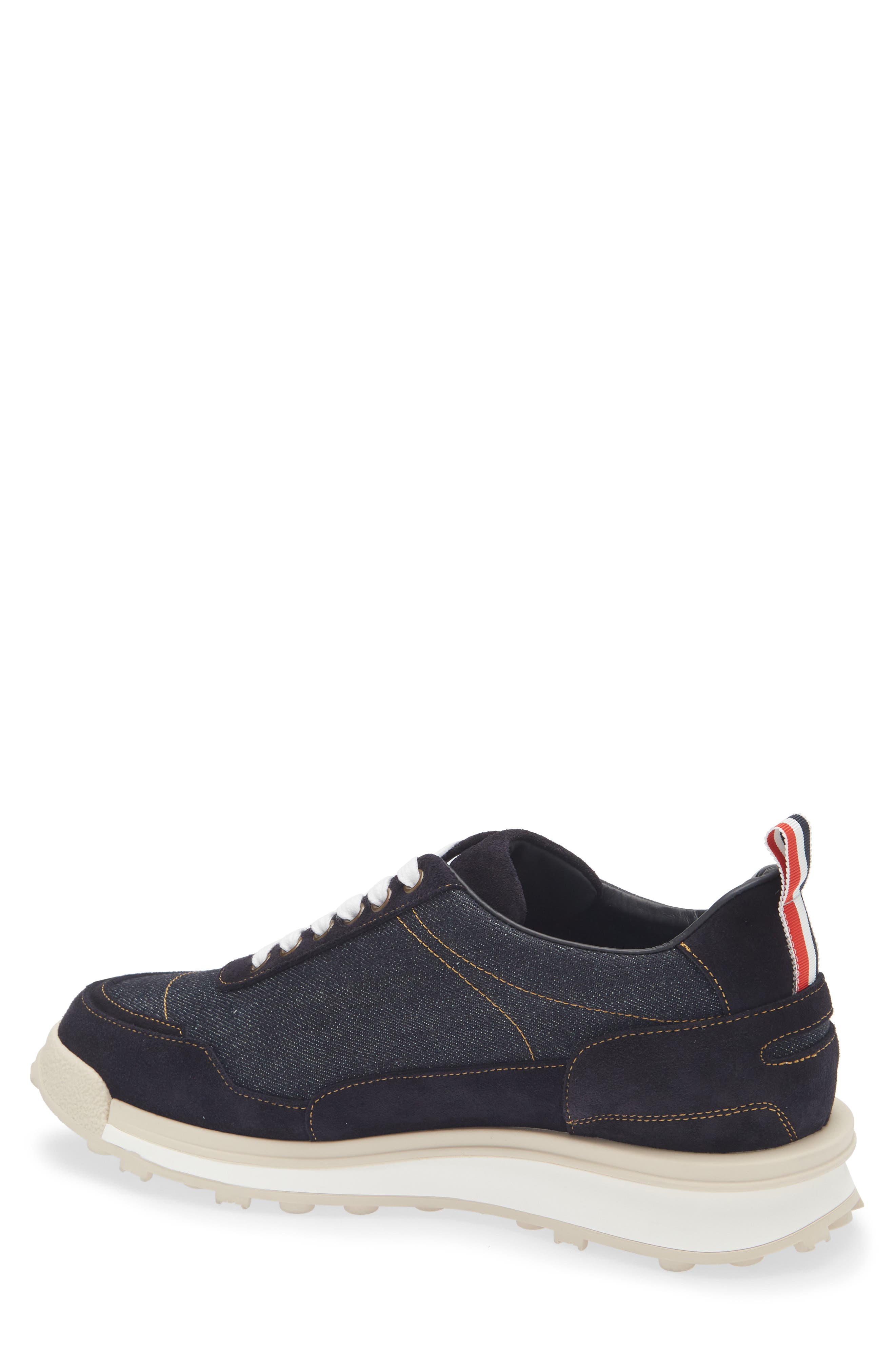 Thom Browne Alumni Tech Runner Sneaker, Alternate, color, Navy