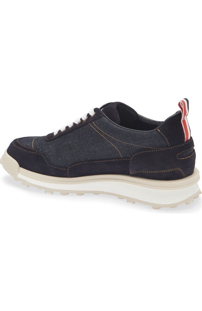 Thom Browne Alumni Tech Runner Sneaker, Alternate, color, Navy