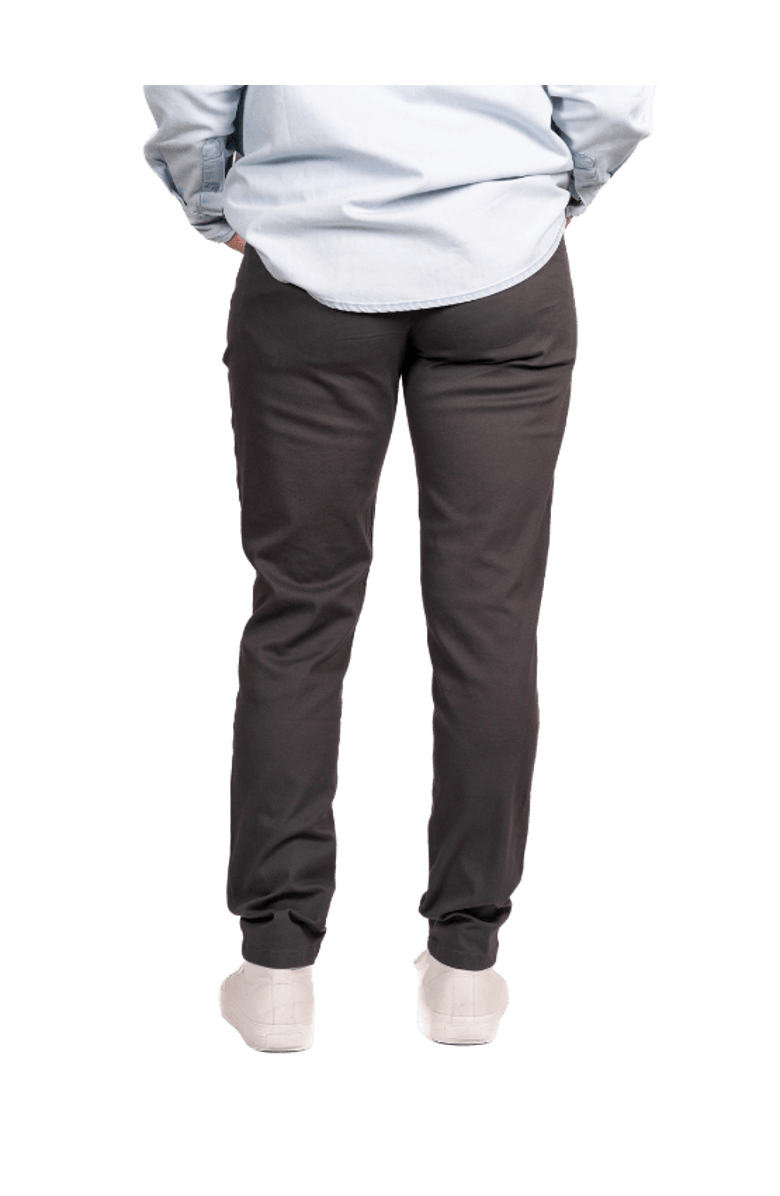 Dapper Boi Slim Dark Grey Chino Pants, Alternate, color, Dark Grey