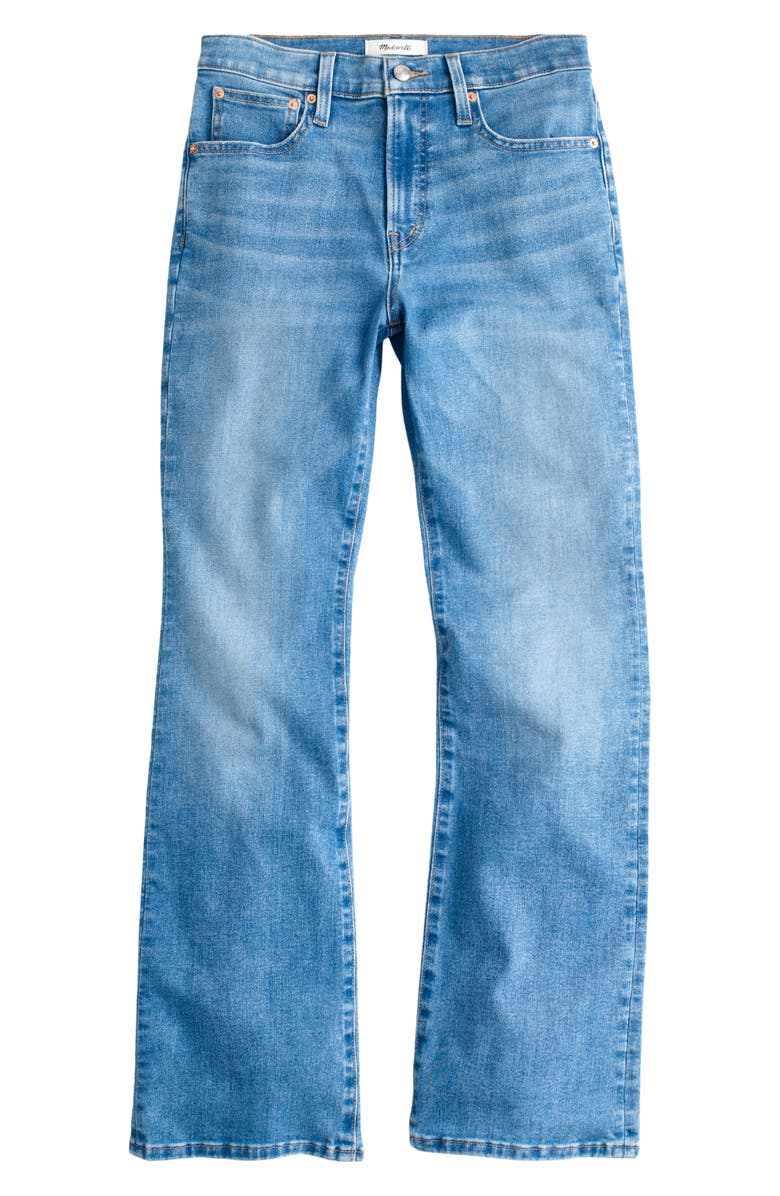 Madewell The Flare Super Stretch Crop Jeans, Main, color, Midvale Wash