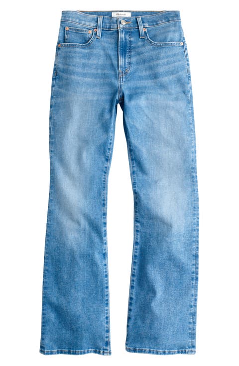 The Flare Super Stretch Crop Jeans (Midvale Wash)