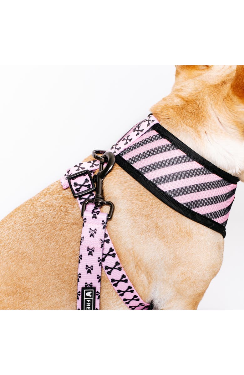 Frenchie Duo Reversible Harness, Alternate, color, Pink Bad To The Bone
