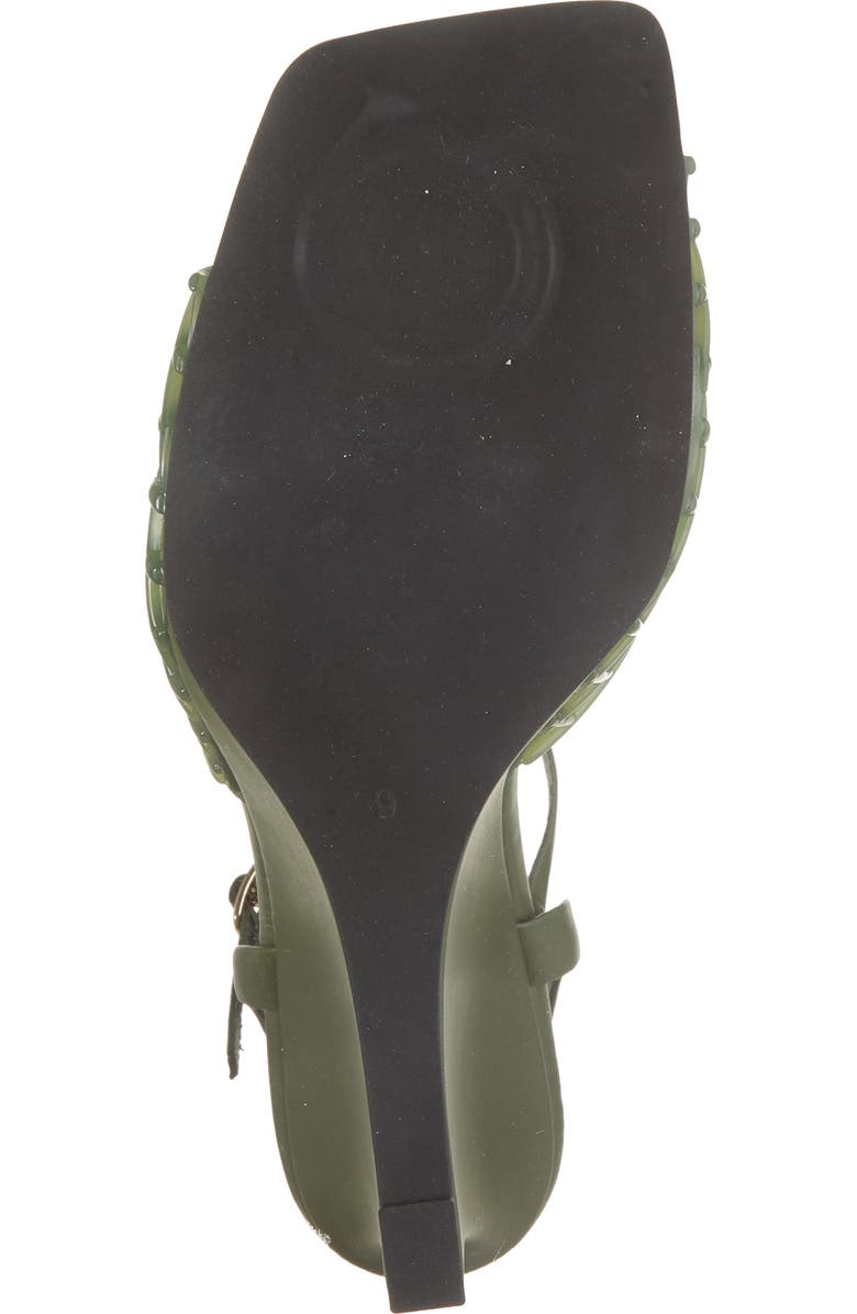Jeffrey Campbell Bop-It Wedge Sandal, Alternate, color, Olive