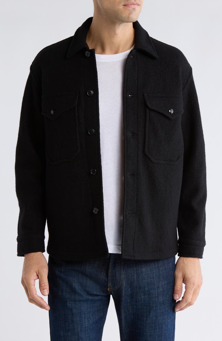 BUCK MASON Felted Wool Field Shirt Jacket, Main, color, 