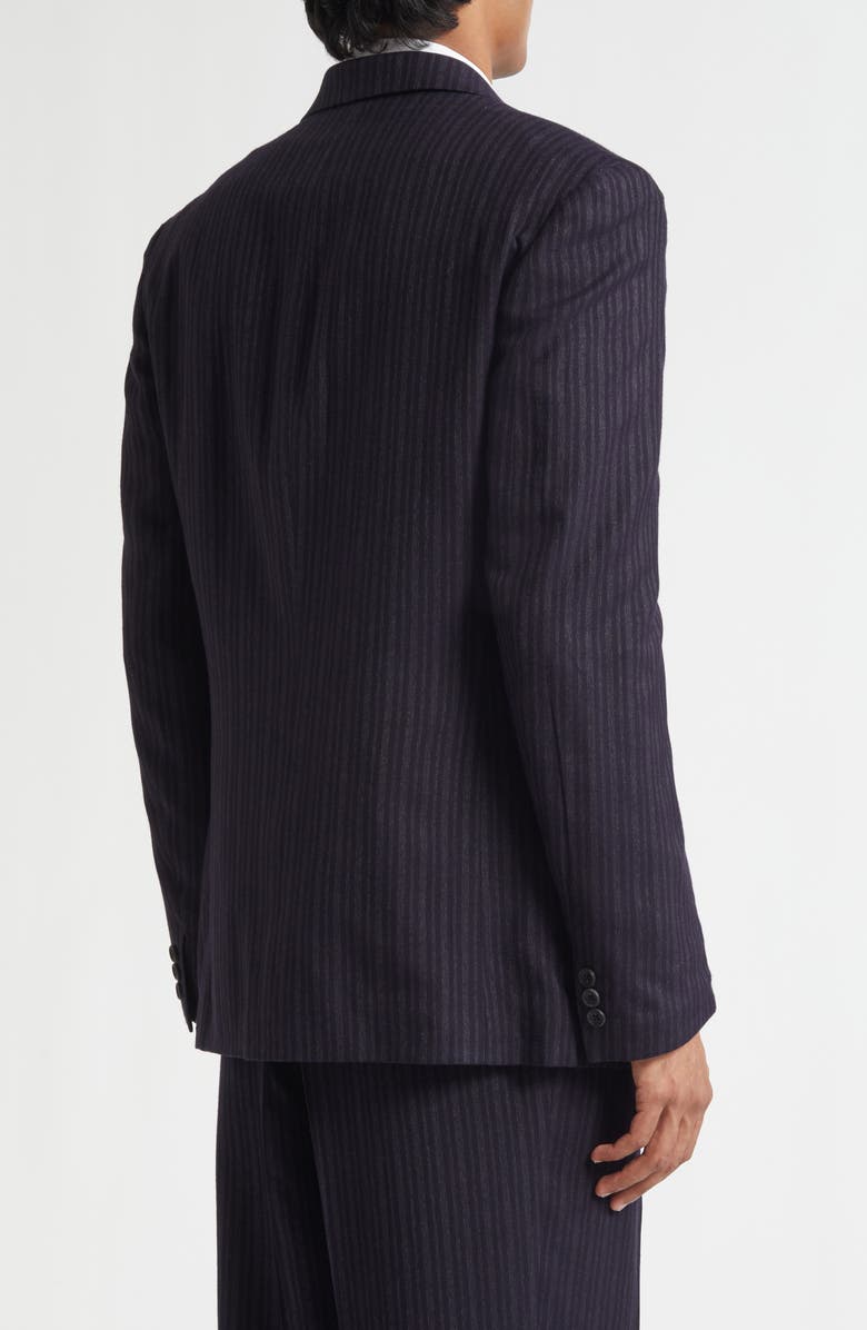 Yohji Yamamoto Single Breasted Blazer, Alternate, color, Black