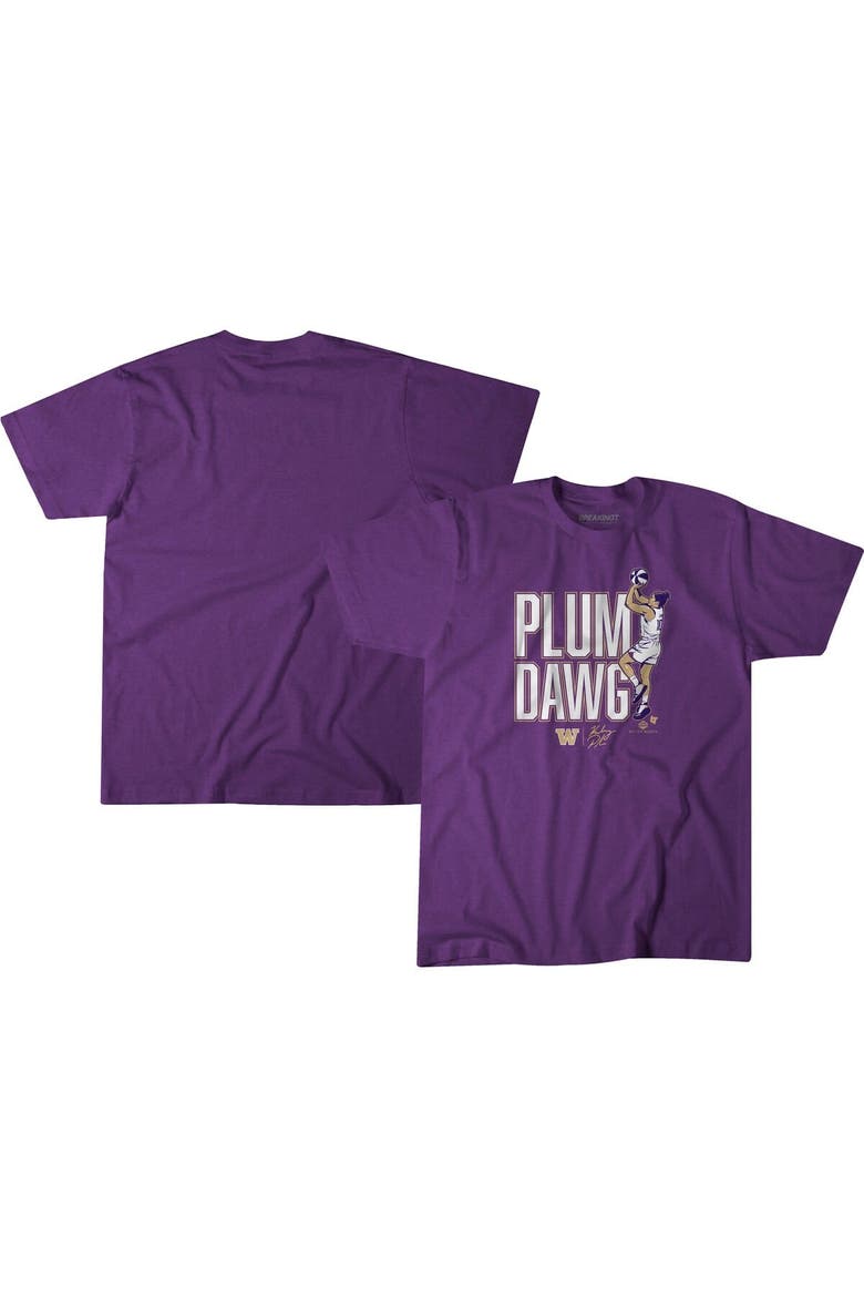 Unisex BreakingT Kelsey Plum Purple Washington Huskies Plum Dawg T-Shirt, Main, color, Purple