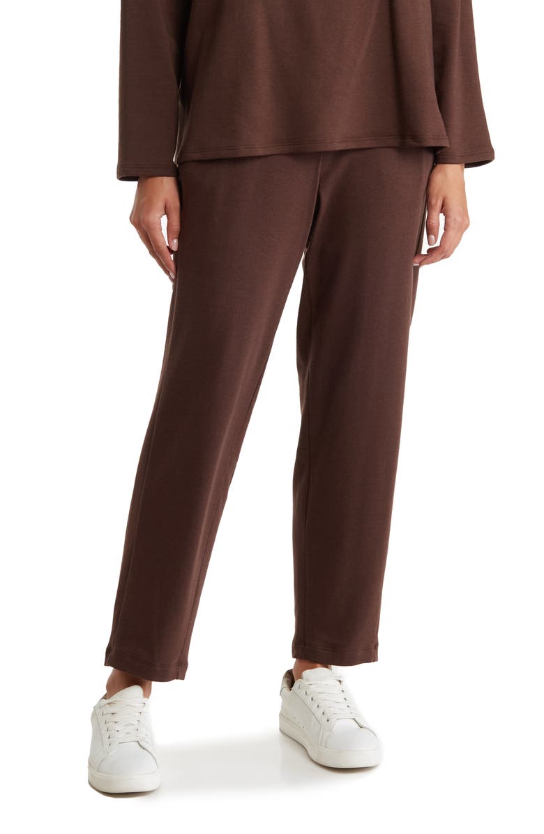 Eileen Fisher Slouch Fleece Ankle Pants, Main, color, 
