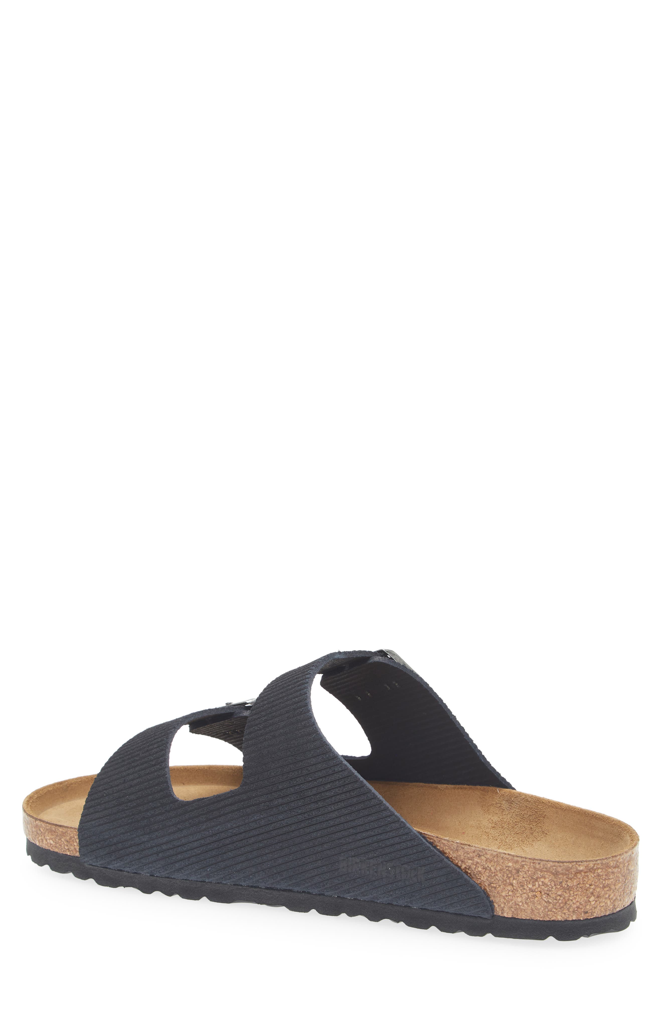 Birkenstock Arizona Corduroy Slide Sandal - Discontinued, Alternate, color, Midnight