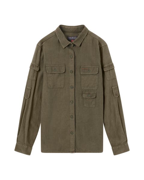 Traveller's Linen Shirt Womens