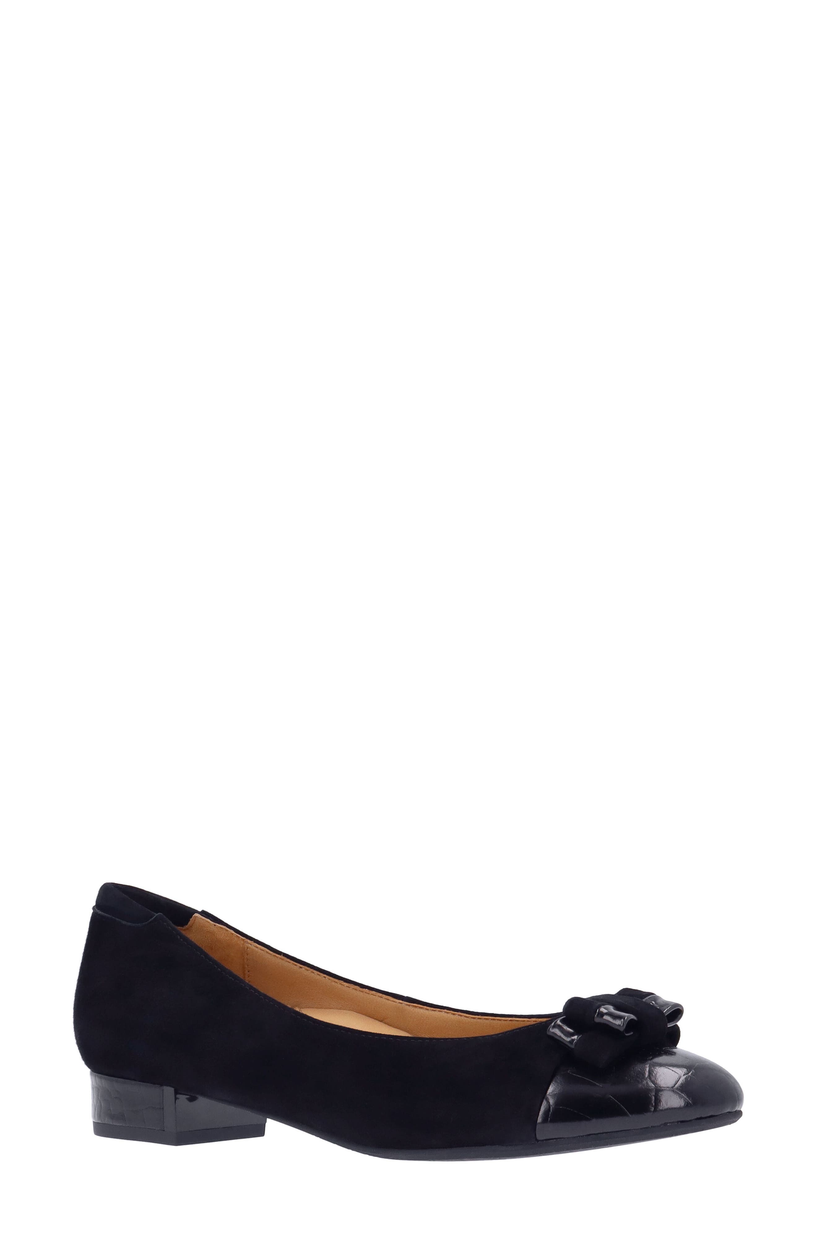 L'Amour des Pieds Farida Cap Toe Pump, Main, color, Black