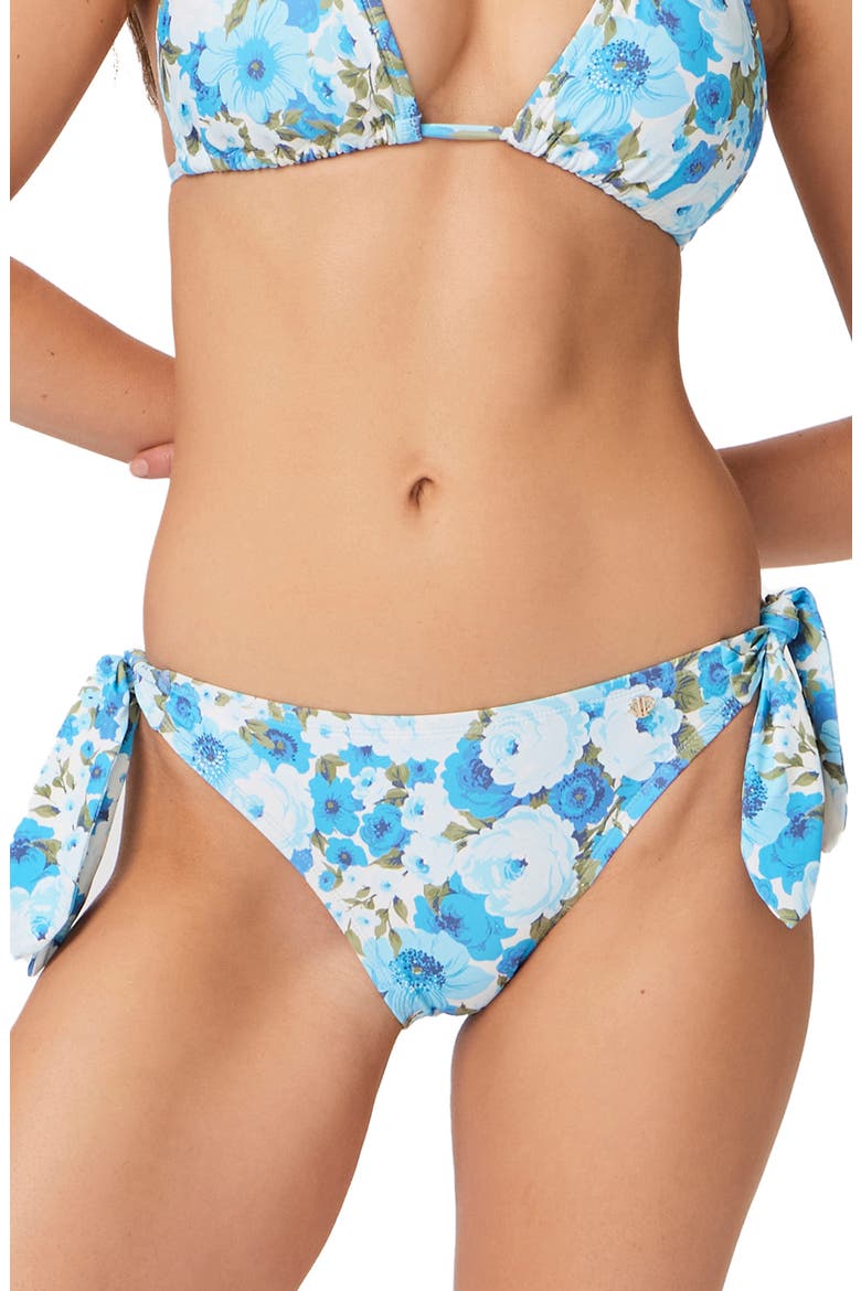 Diana Side Tie Bikini Bottoms, Main, color, FRENCH BLUE MULTI