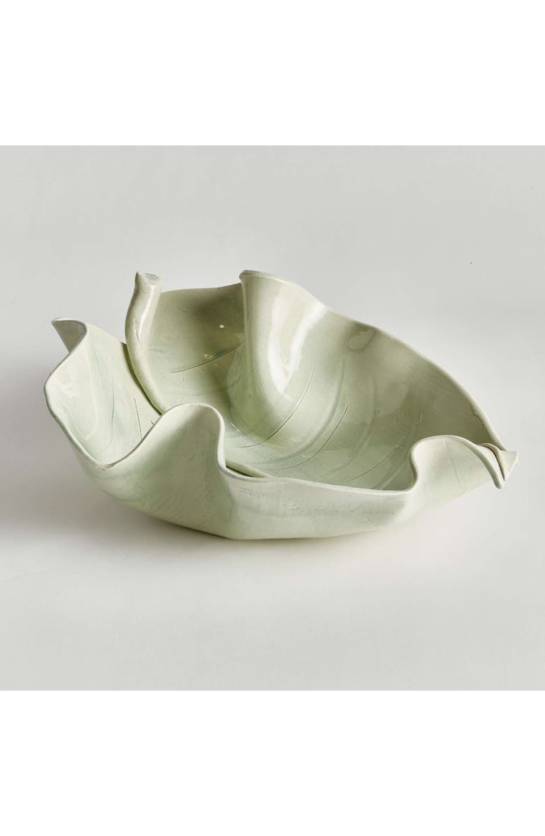 Napa Home & Garden Moricento Leaf Sculpture, Alternate, color, Green