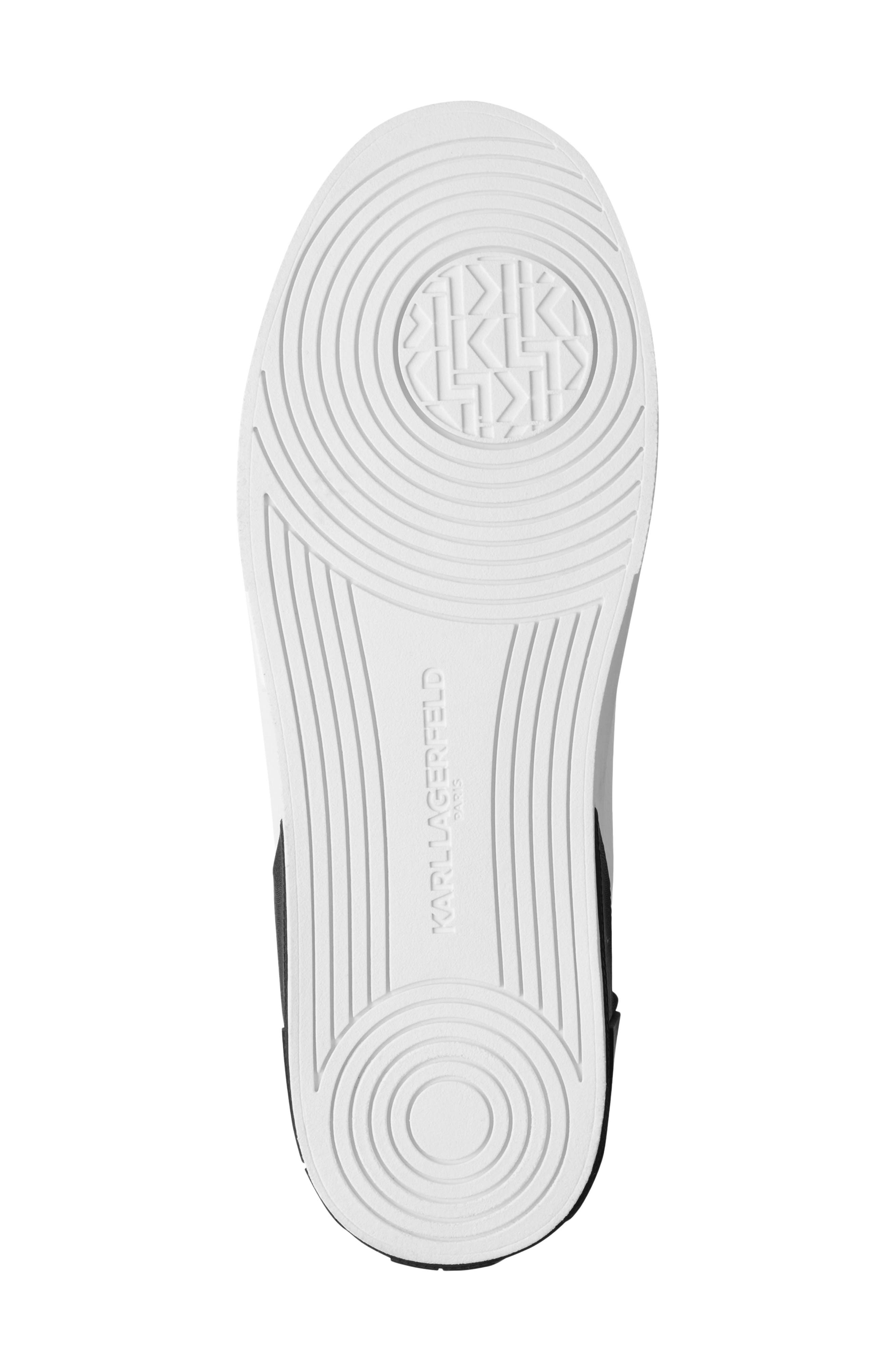 Melora Lace-Up Sneaker, Alternate, color, BRIGHT WHITE/ BLACK