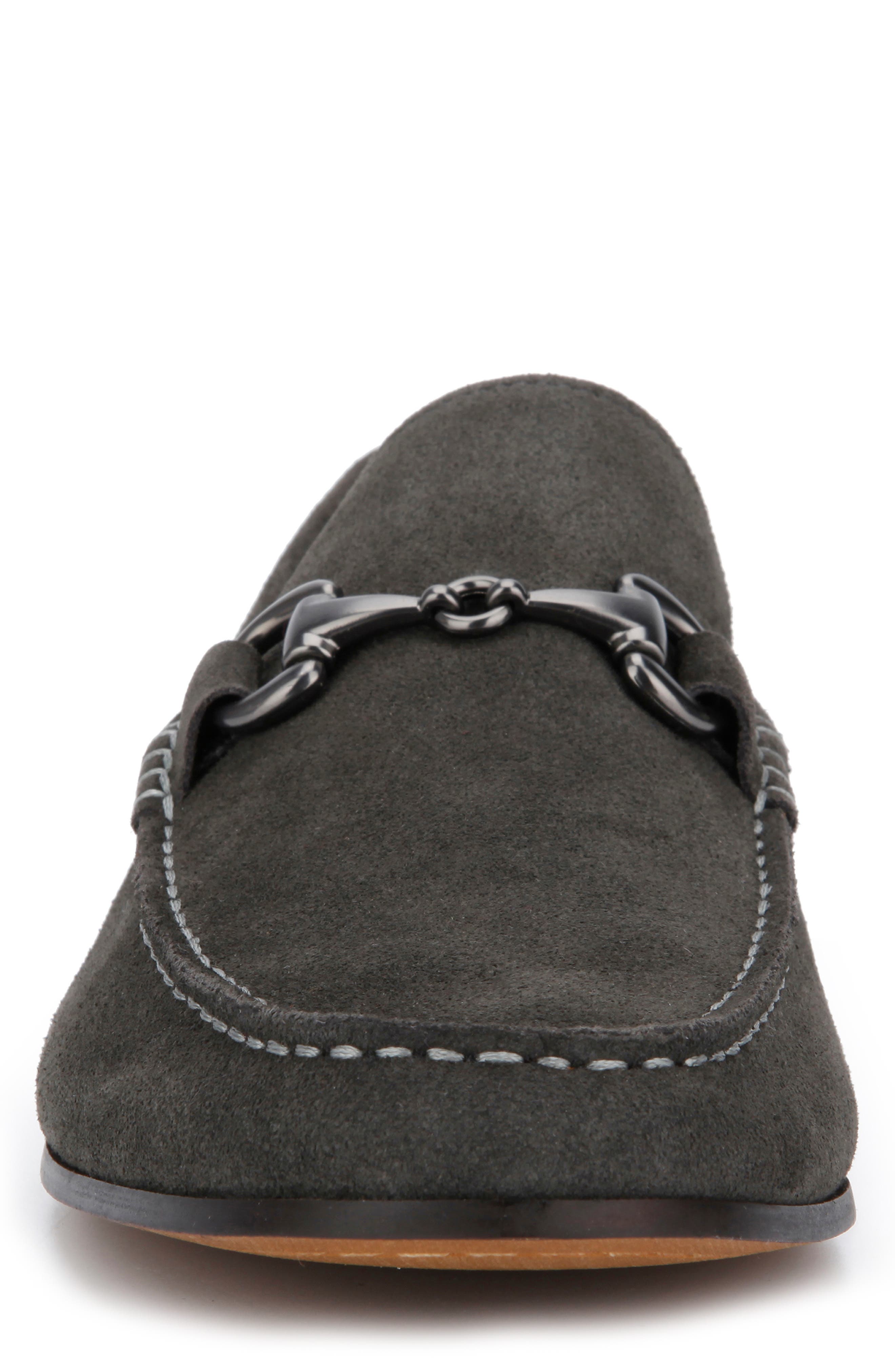 Crespo Loafer, Alternate, color, DARK GREY SUEDE