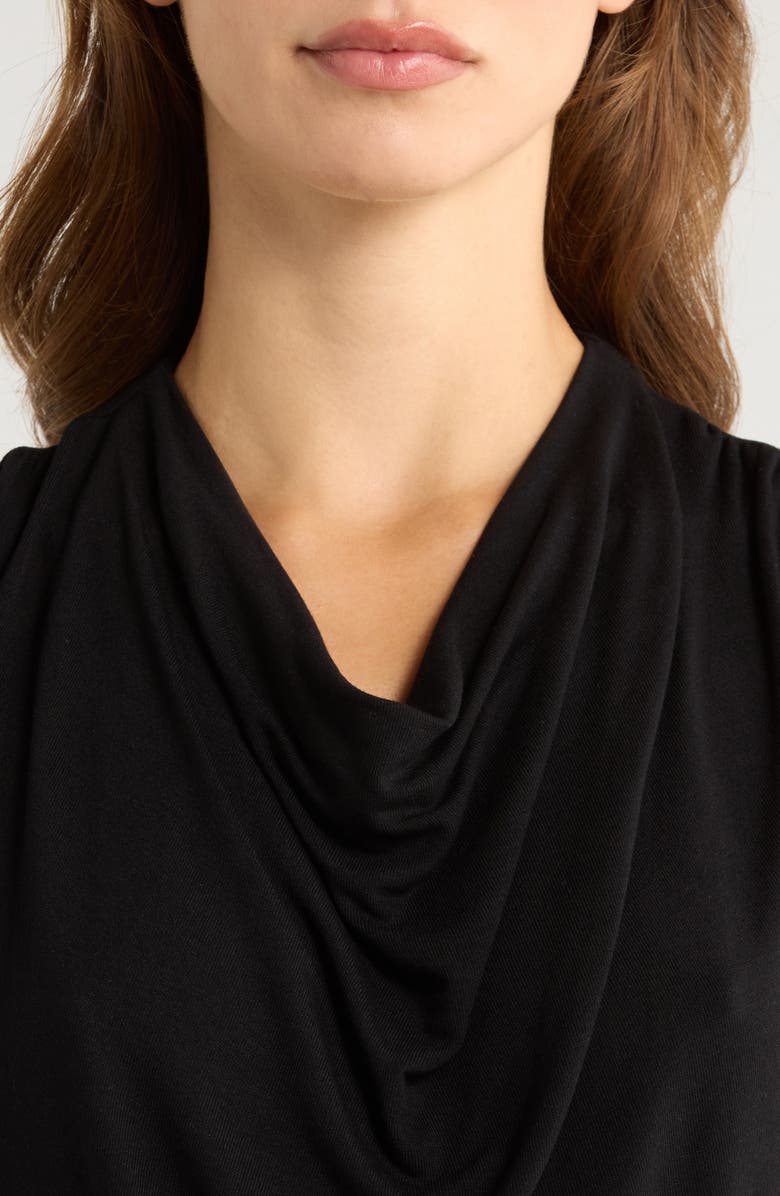 Vince Cowl Neck Sleeveless Top, Alternate, color, Black