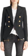 Balmain Double Breasted Wool Blazer