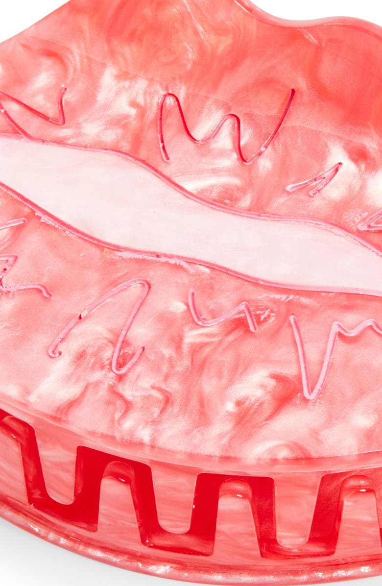 FRASIER STERLING Pink Kiss Claw Clip, Alternate, color, Pink