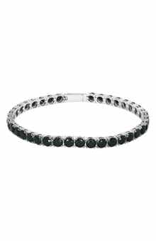 EFFY Sterling Silver Black Spinel Tennis Bracelet