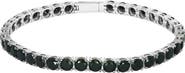 EFFY Sterling Silver Black Spinel Tennis Bracelet