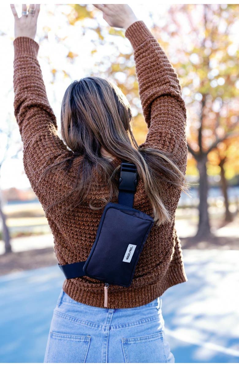 Made Free Hip Pack Waistpack, Alternate, color, Charcoal