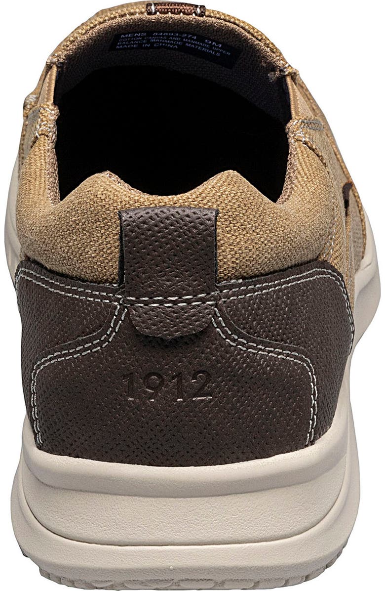 NUNN BUSH Conway Canvas Moc Toe Slip-On Sneaker - Wide Width Available, Alternate, color,
