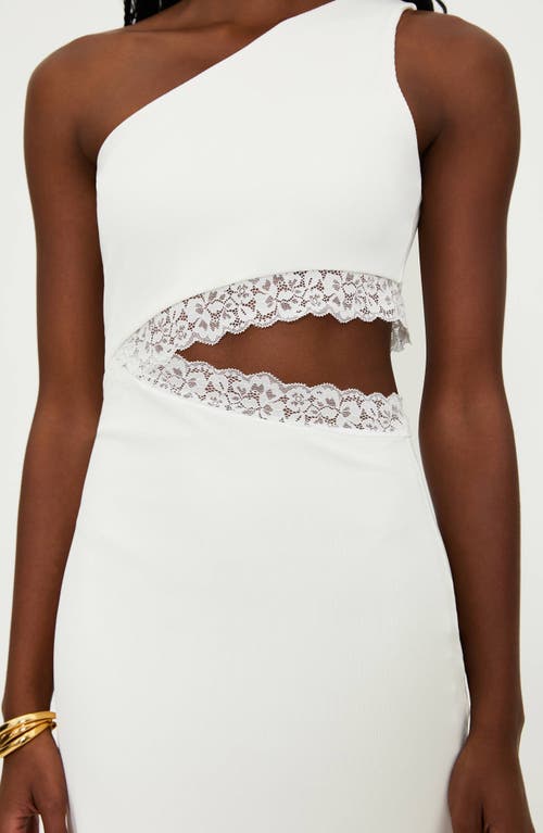 Shop Beach Riot Genevieve Lace Cover-up Dress In White