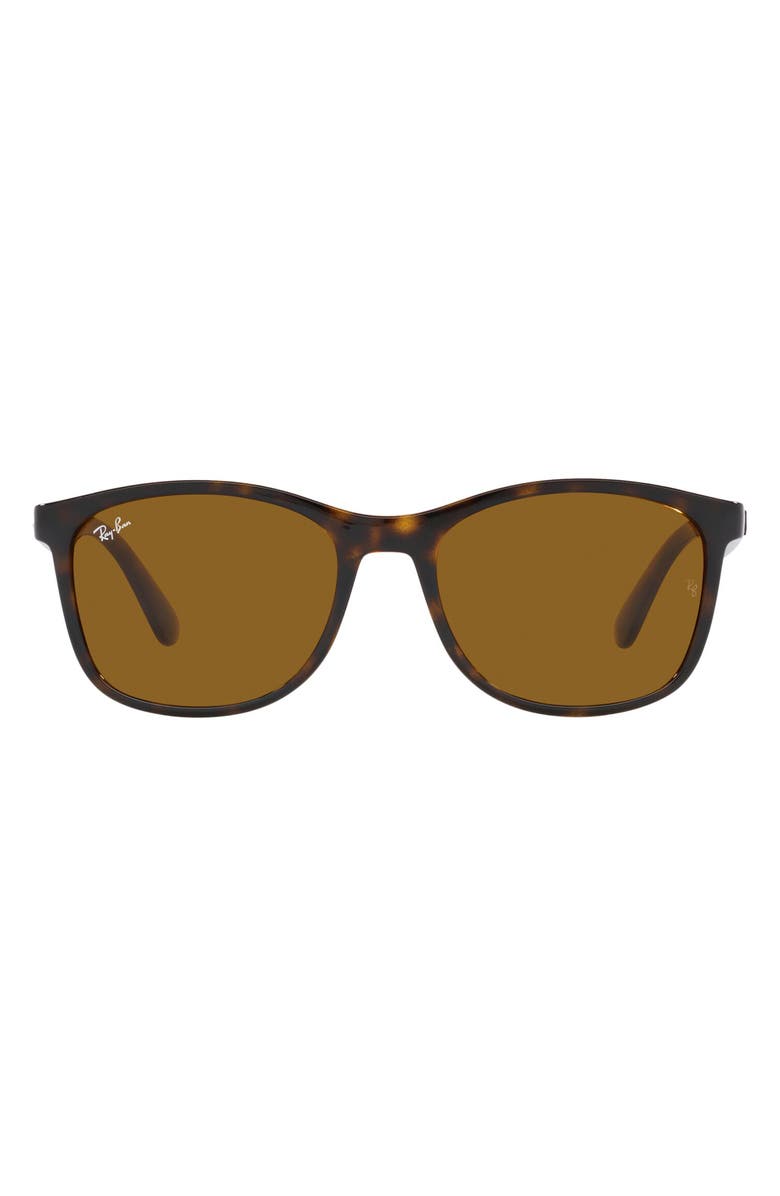 Ray-Ban 56mm Square Sunglasses, Main, color, Havana