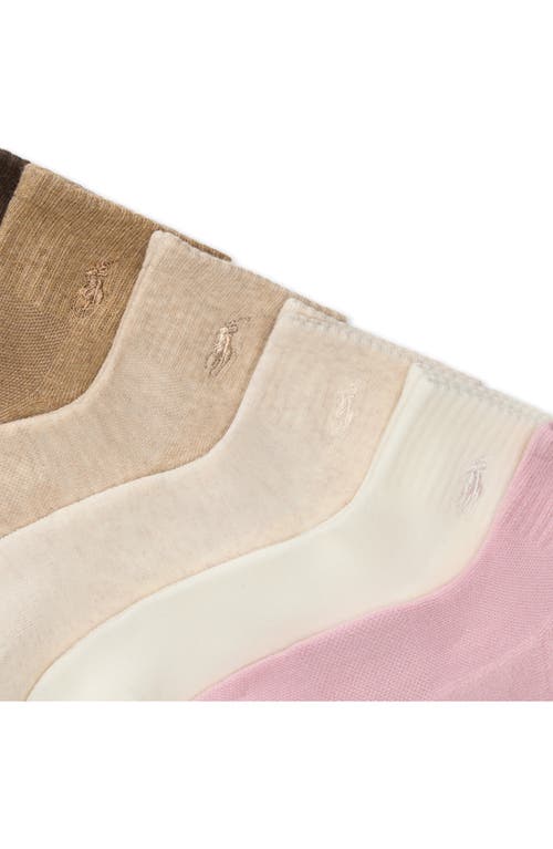 Polo Ralph Lauren 6-pack Ankle Socks In Multi