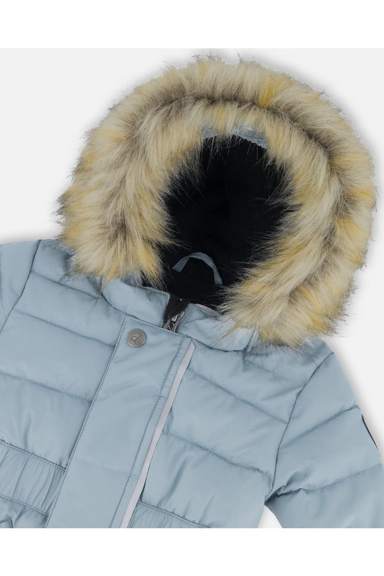 Baby Boy's One Piece Baby Snowsuit Ash Blue, Alternate, color, Citadel
