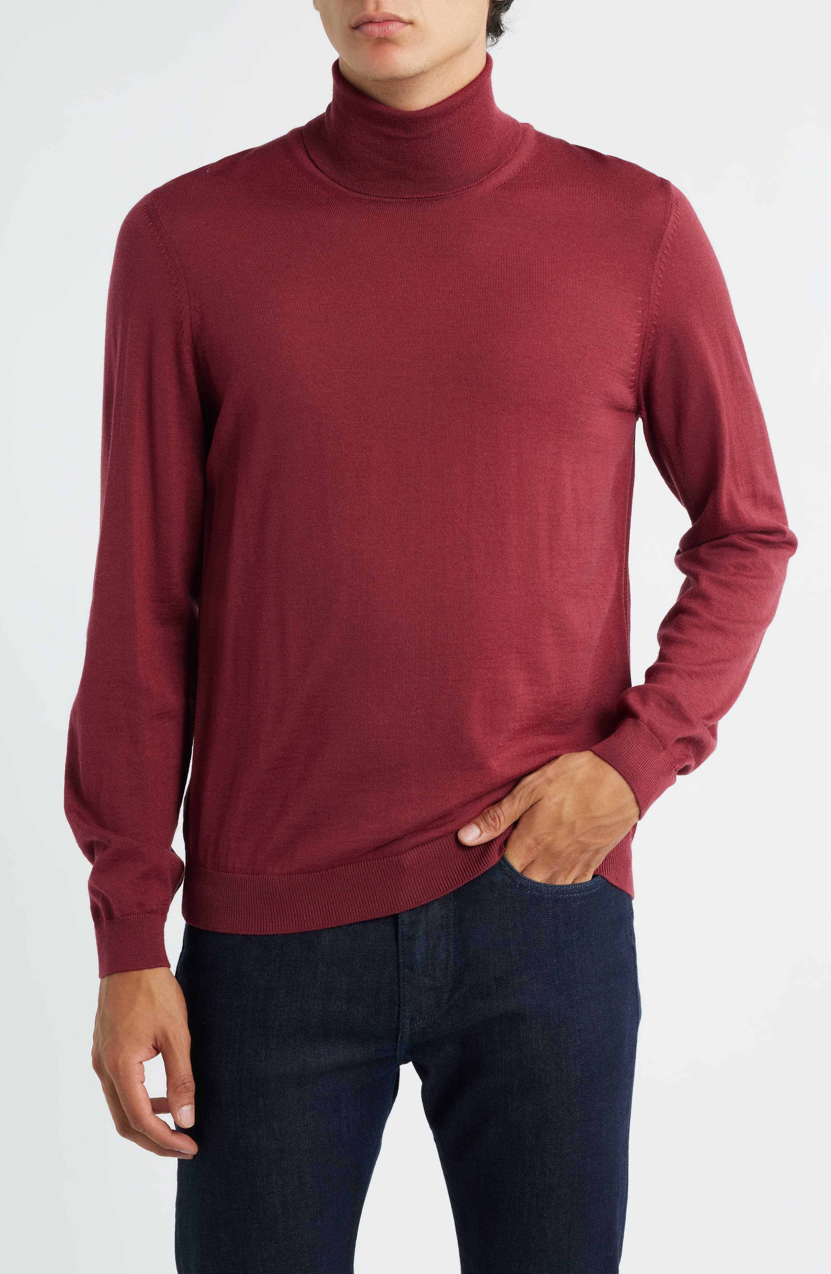 Musso Virgin Wool Turtleneck Sweater - image 5