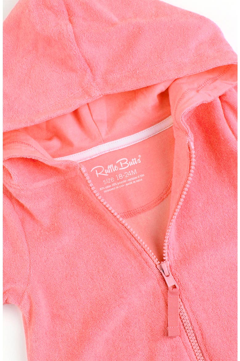 Terry Cloth Swim Cover-Up, Alternate, color, BUBBLEGUM PINK