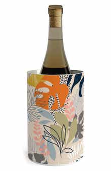 Foliage Pattern Stainless Steel Wine Chiller