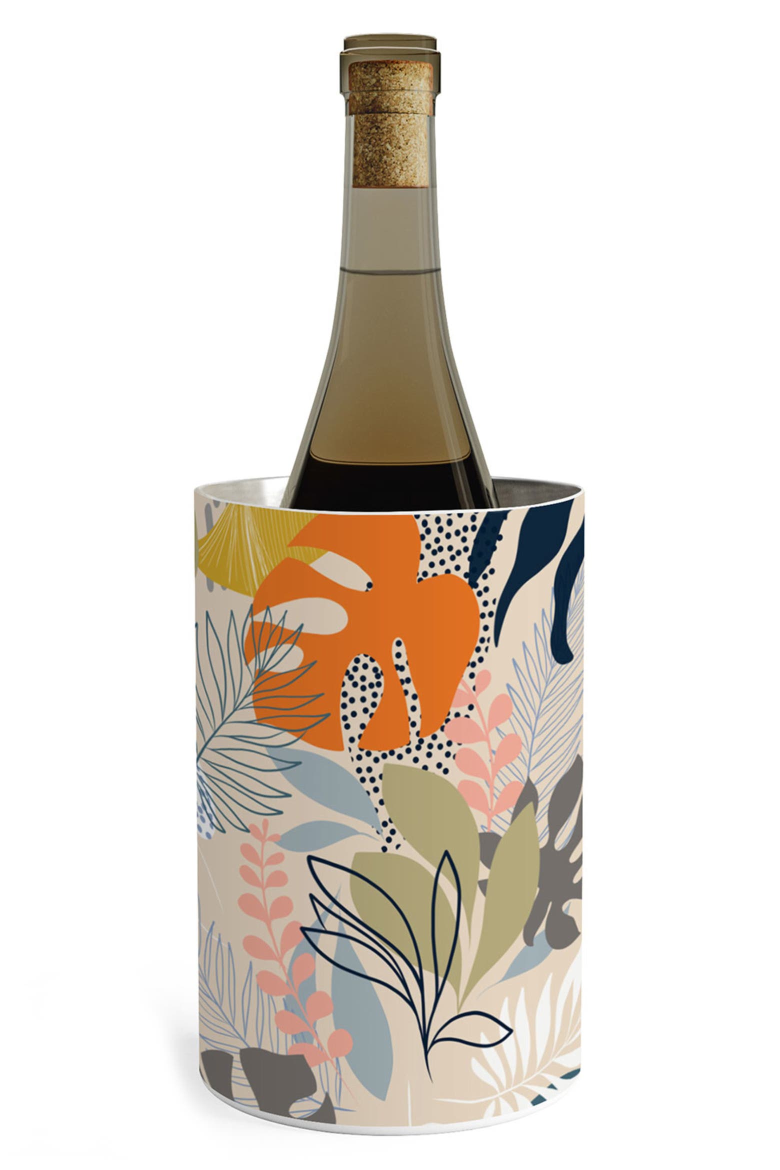 Deny Designs Foliage Pattern Stainless Steel Wine Chiller | Nordstromrack
