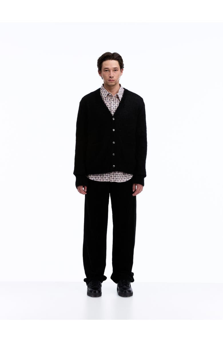 vowels Cardigan, Alternate, color, Black