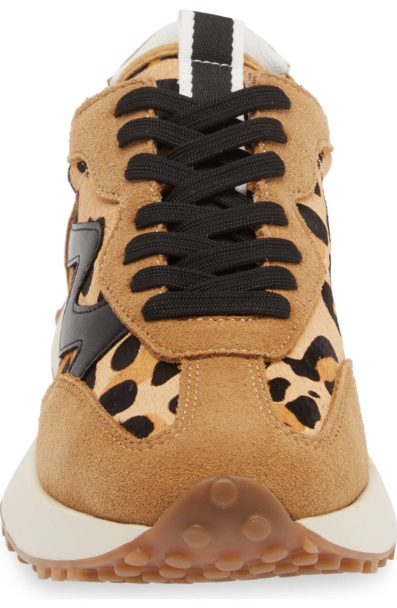 Steve Madden Campo-L Leopard Print Genuine Calf Hair Sneaker, Alternate, color,
