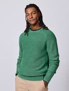 Aubin Saxilby Tuck Stitch Crew Neck Jumper