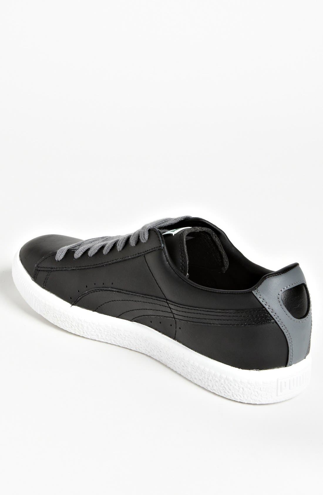 'Clyde' Sneaker, Alternate, color, BLACK/ QUIET SHADE/ WHITE