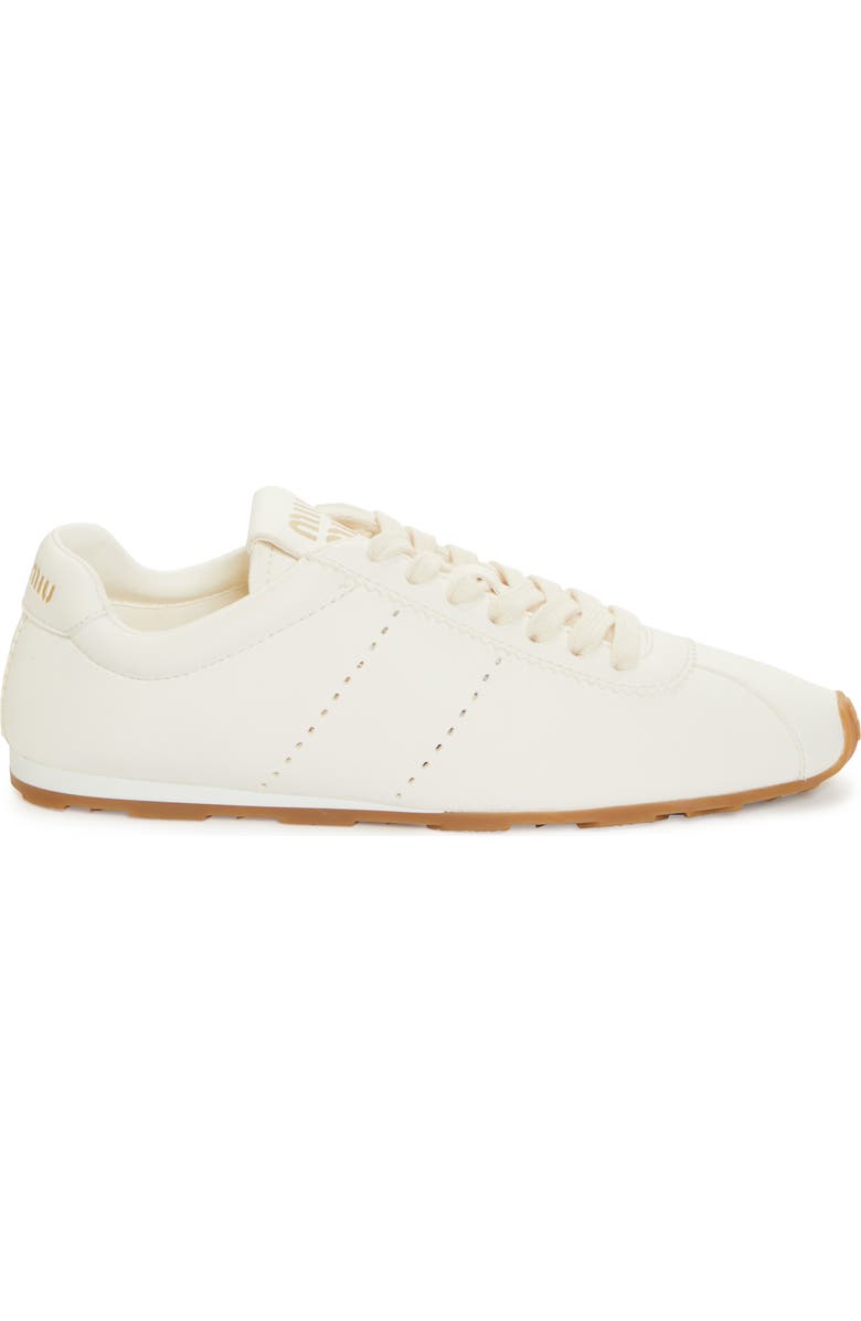 Miu Miu Leather Low Top Sneaker, Alternate, color,